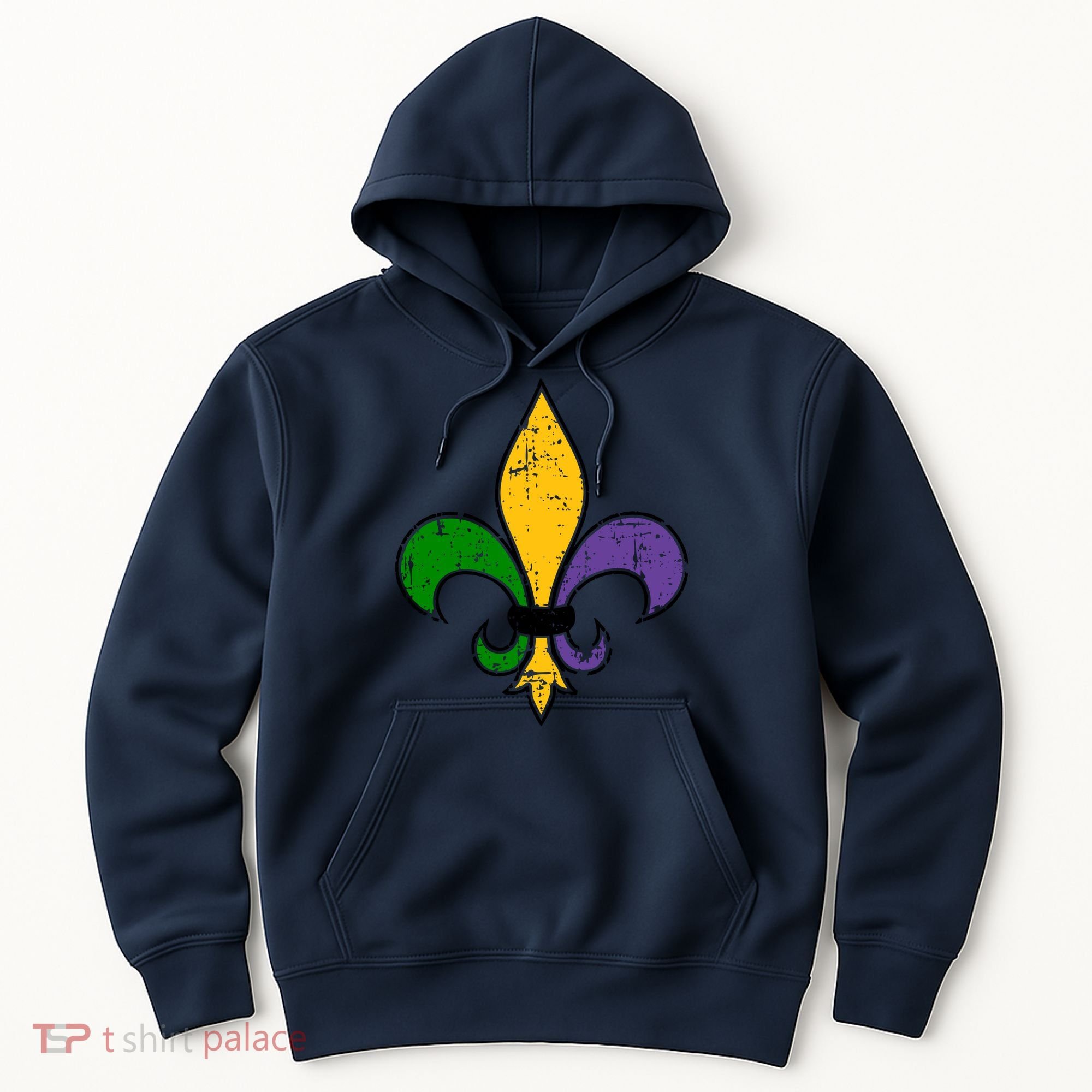 Mardi Gras New Orleans Fleur De Lis Hoodie