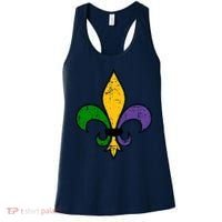 Mardi Gras New Orleans Fleur De Lis Women's Tank Top thumb 0