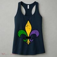 Mardi Gras New Orleans Fleur De Lis Women's Tank Top thumb 3