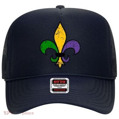 Mardi Gras New Orleans Fleur De Lis Hat