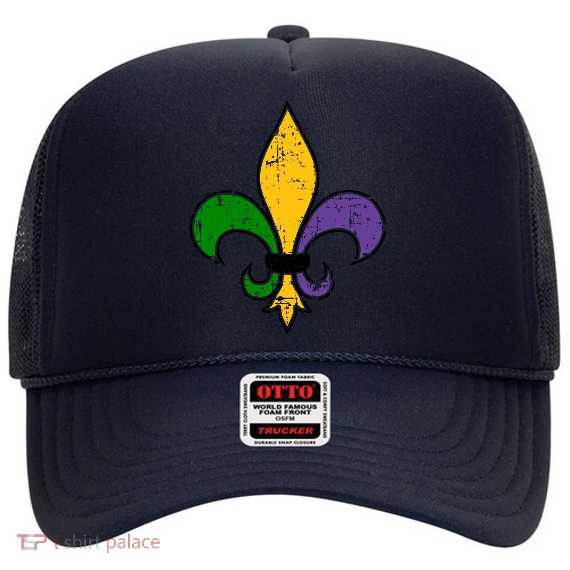 Mardi Gras New Orleans Fleur De Lis Hat