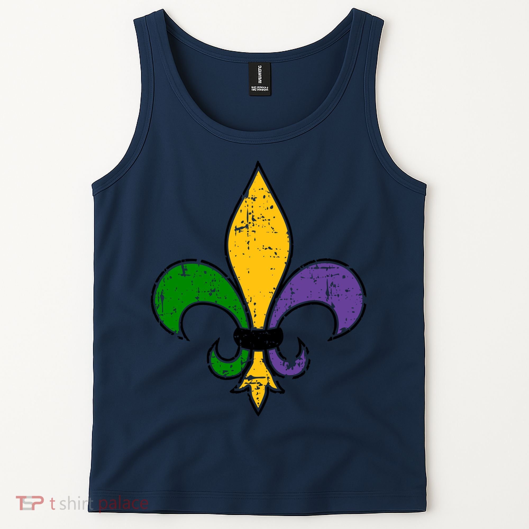 Mardi Gras New Orleans Fleur De Lis Tank Top