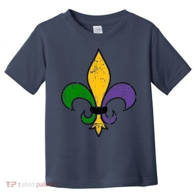 Mardi Gras New Orleans Fleur De Lis Toddler T-Shirt