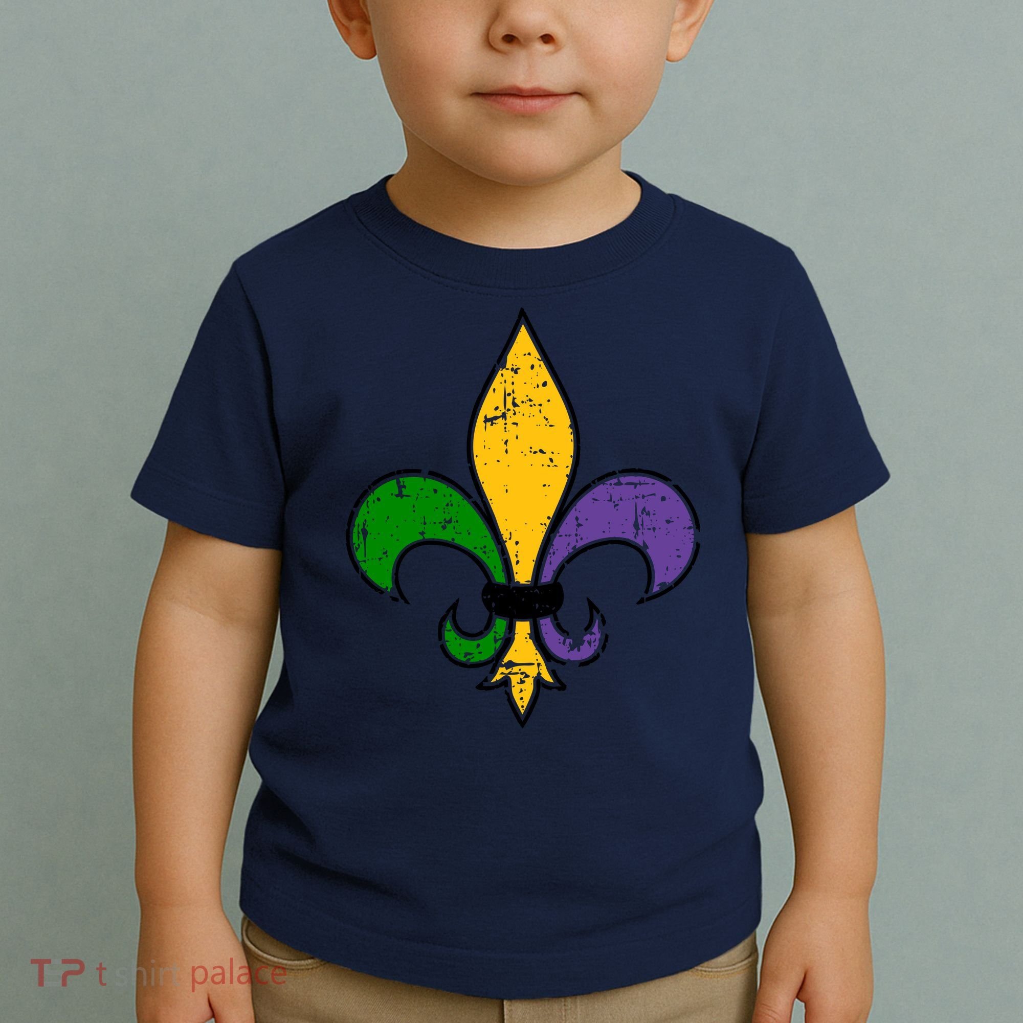 Mardi Gras New Orleans Fleur De Lis Toddler T-Shirt