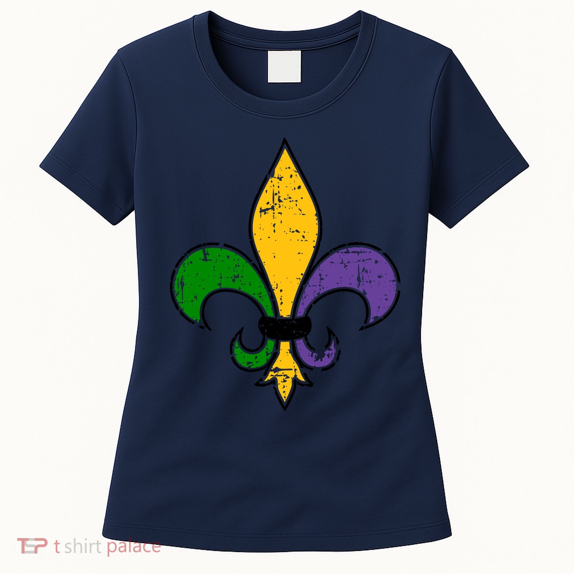 Mardi Gras New Orleans Fleur De Lis Women's T-Shirt