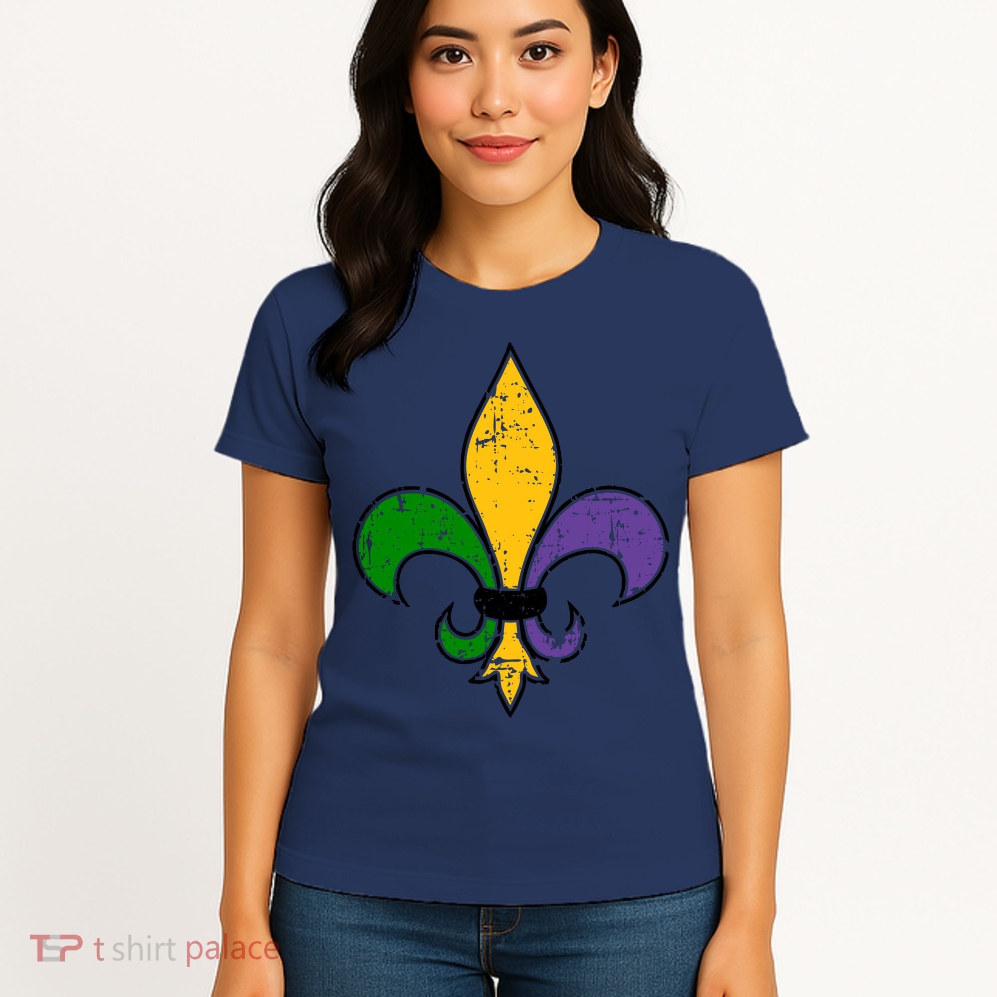 Mardi Gras New Orleans Fleur De Lis Women's T-Shirt