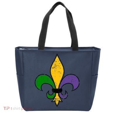 Mardi Gras New Orleans Fleur De Lis Tote Bag