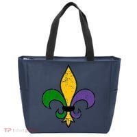 Mardi Gras New Orleans Fleur De Lis Tote Bag thumb 0