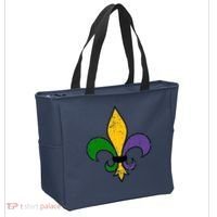 Mardi Gras New Orleans Fleur De Lis Tote Bag thumb 2