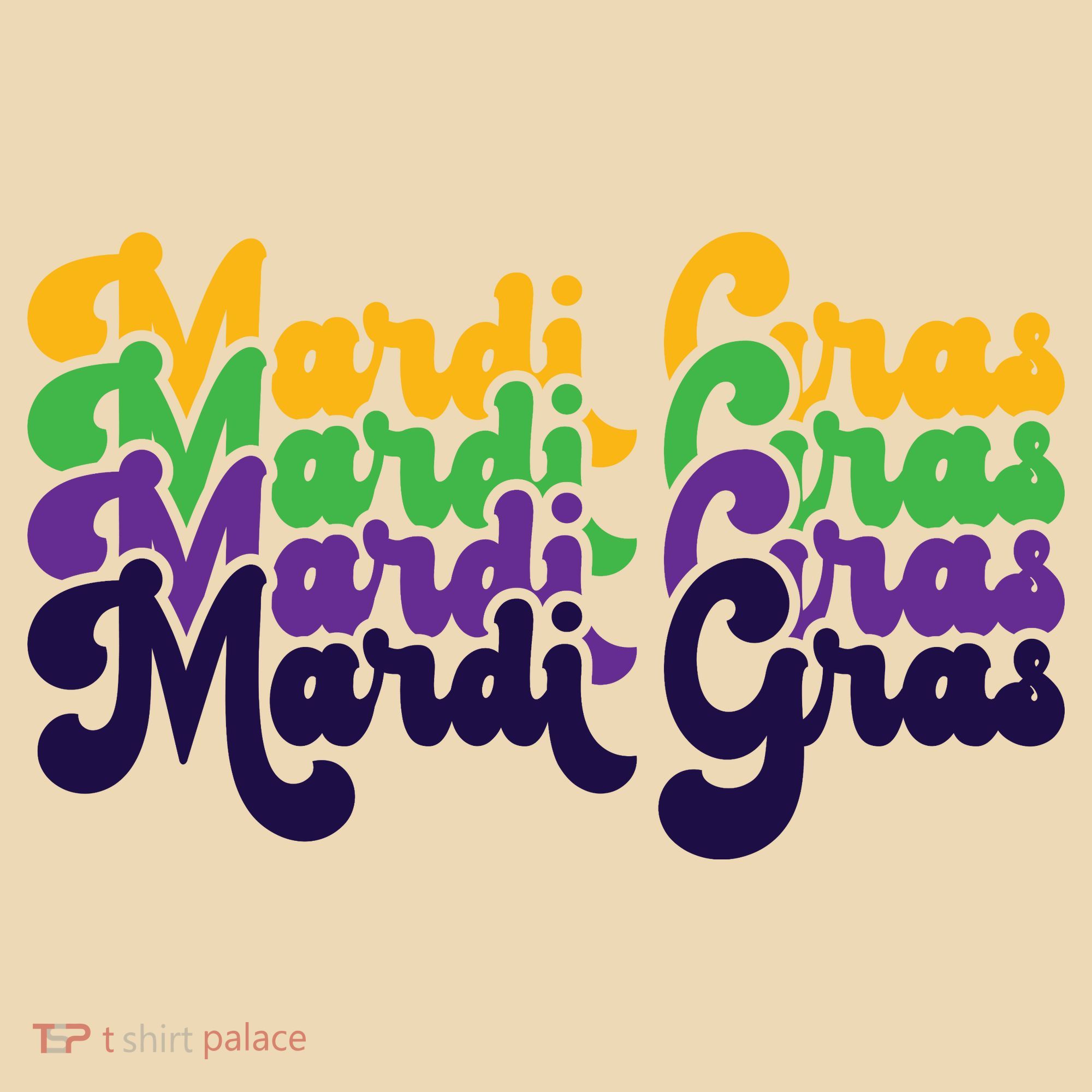 Mardi Gras New Orleans Retro Tote Bag