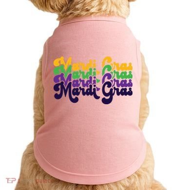 Mardi Gras New Orleans Retro Doggie Tank