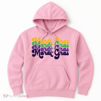 Mardi Gras New Orleans Retro Hoodie