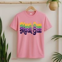 Mardi Gras New Orleans Retro T-Shirt thumb 2