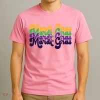 Mardi Gras New Orleans Retro T-Shirt thumb 3