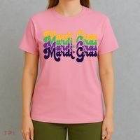 Mardi Gras New Orleans Retro T-Shirt thumb 4