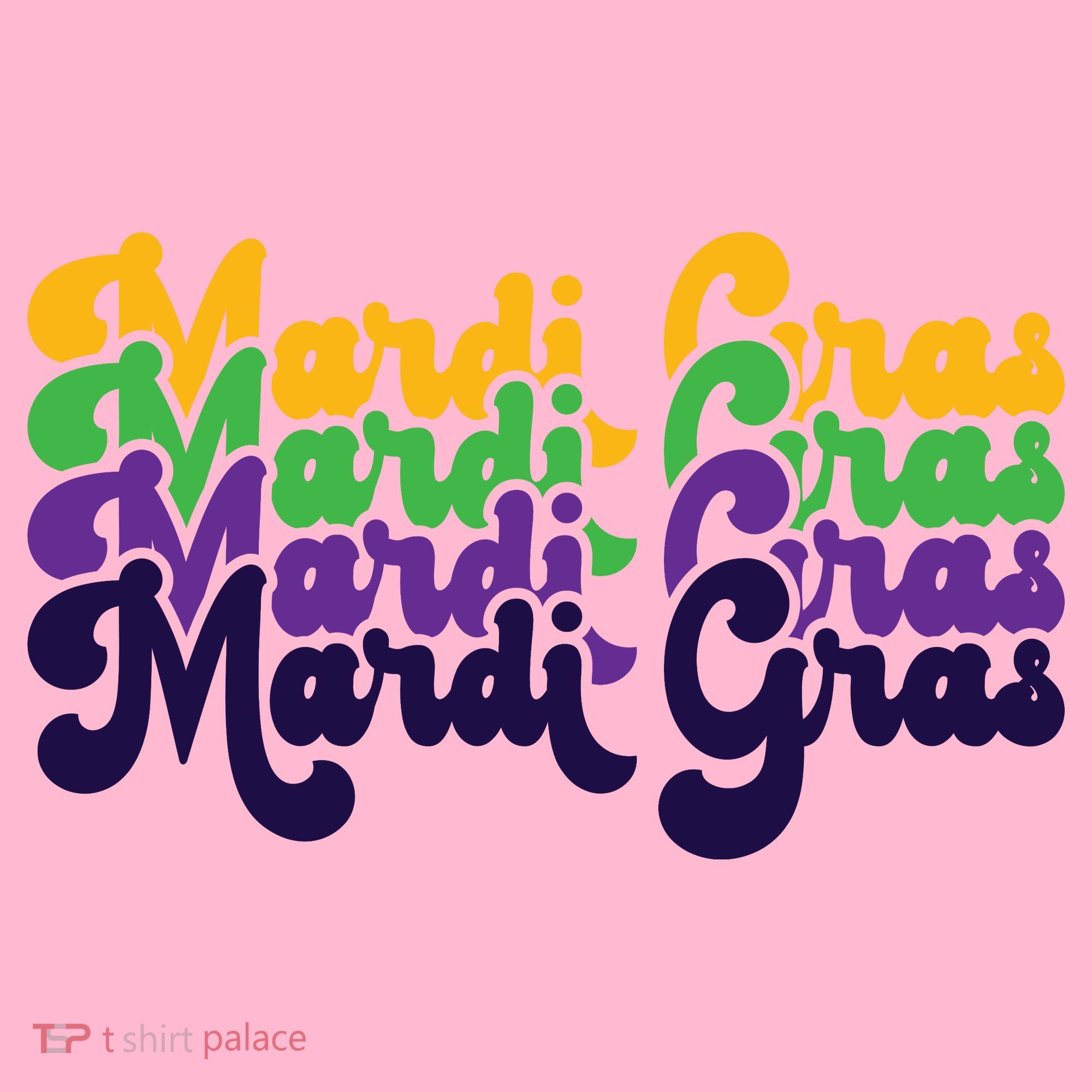 Mardi Gras New Orleans Retro T-Shirt