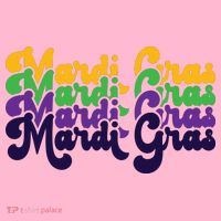 Mardi Gras New Orleans Retro Coaster thumb 2