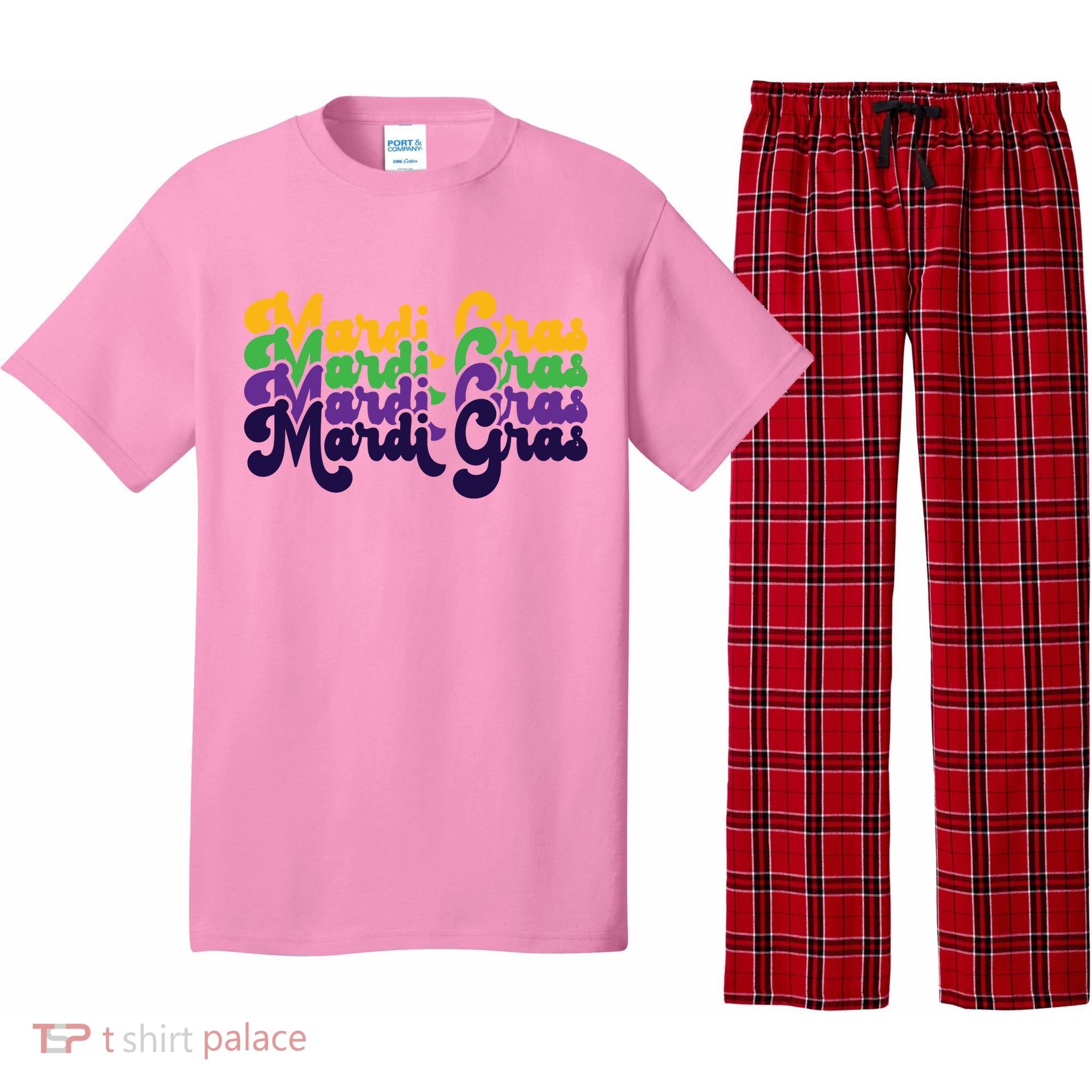 Mardi Gras New Orleans Retro Pajama Set