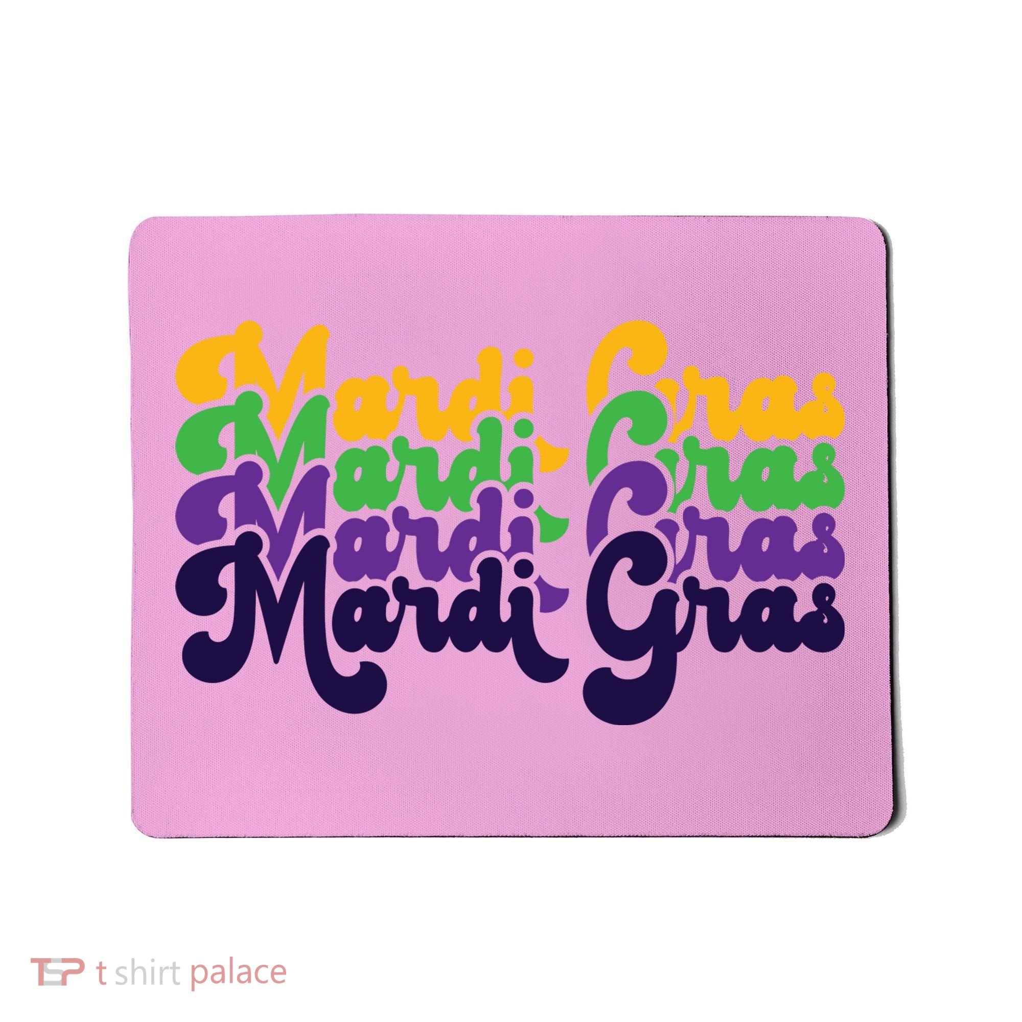 Mardi Gras New Orleans Retro Mousepad