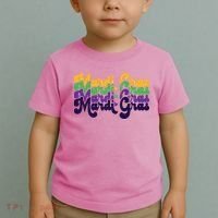 Mardi Gras New Orleans Retro Toddler T-Shirt thumb 2