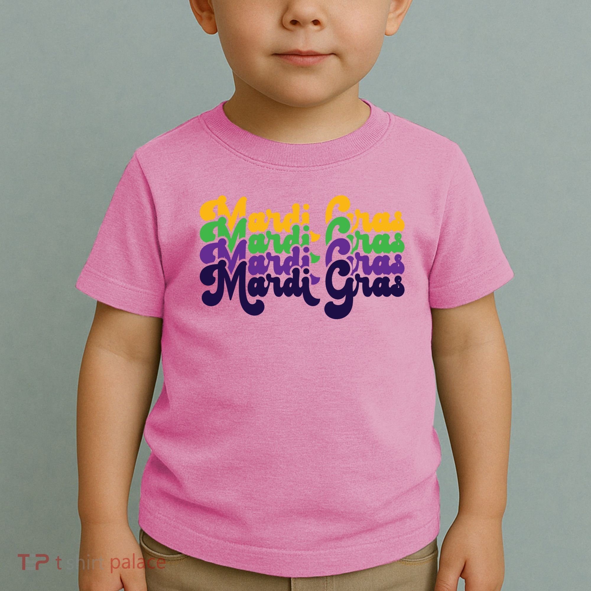 Mardi Gras New Orleans Retro Toddler T-Shirt