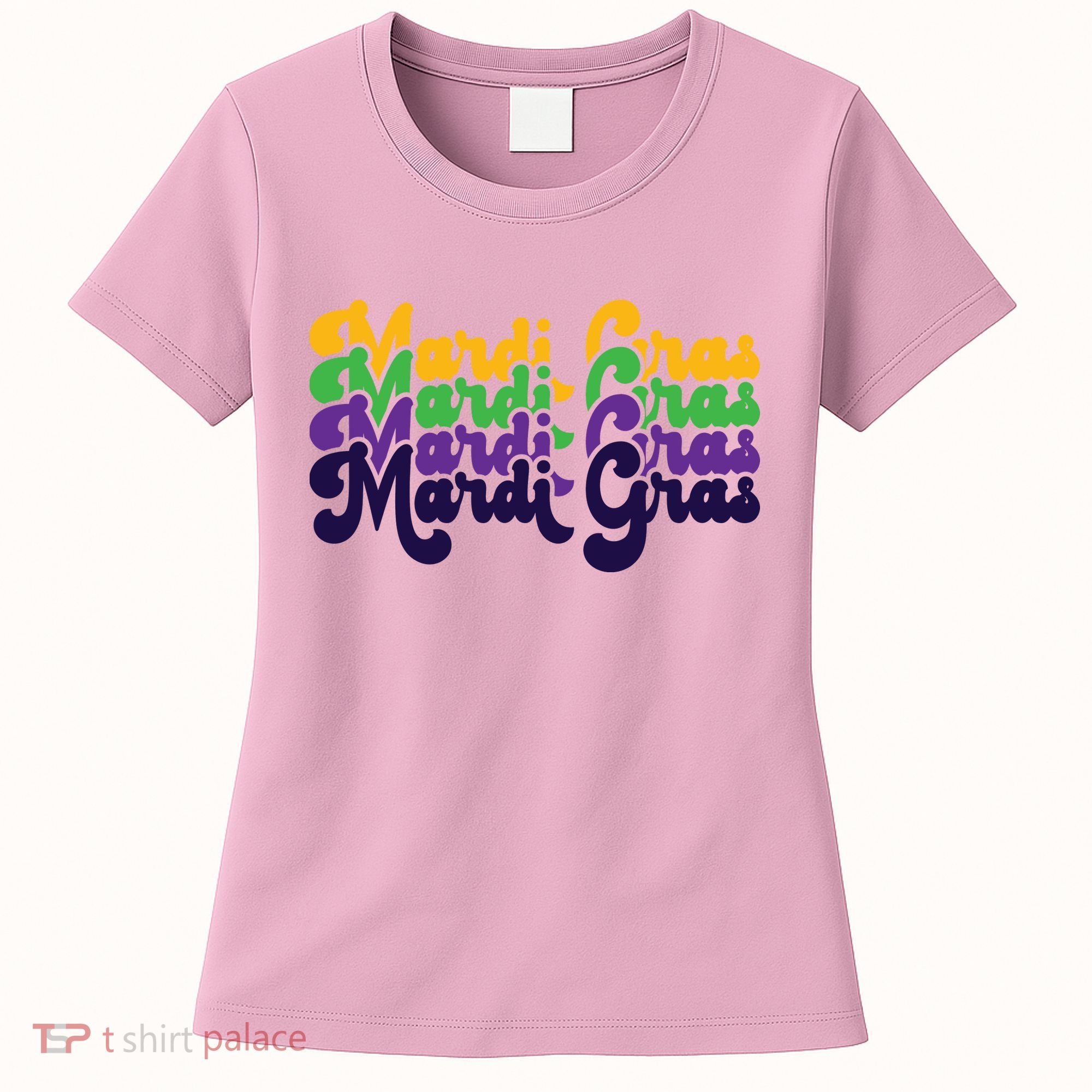 Mardi Gras New Orleans Retro Women's T-Shirt