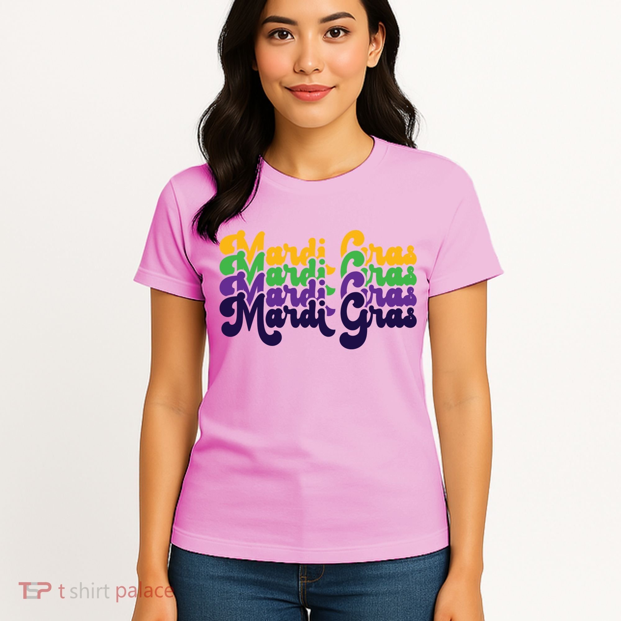 Mardi Gras New Orleans Retro Women's T-Shirt