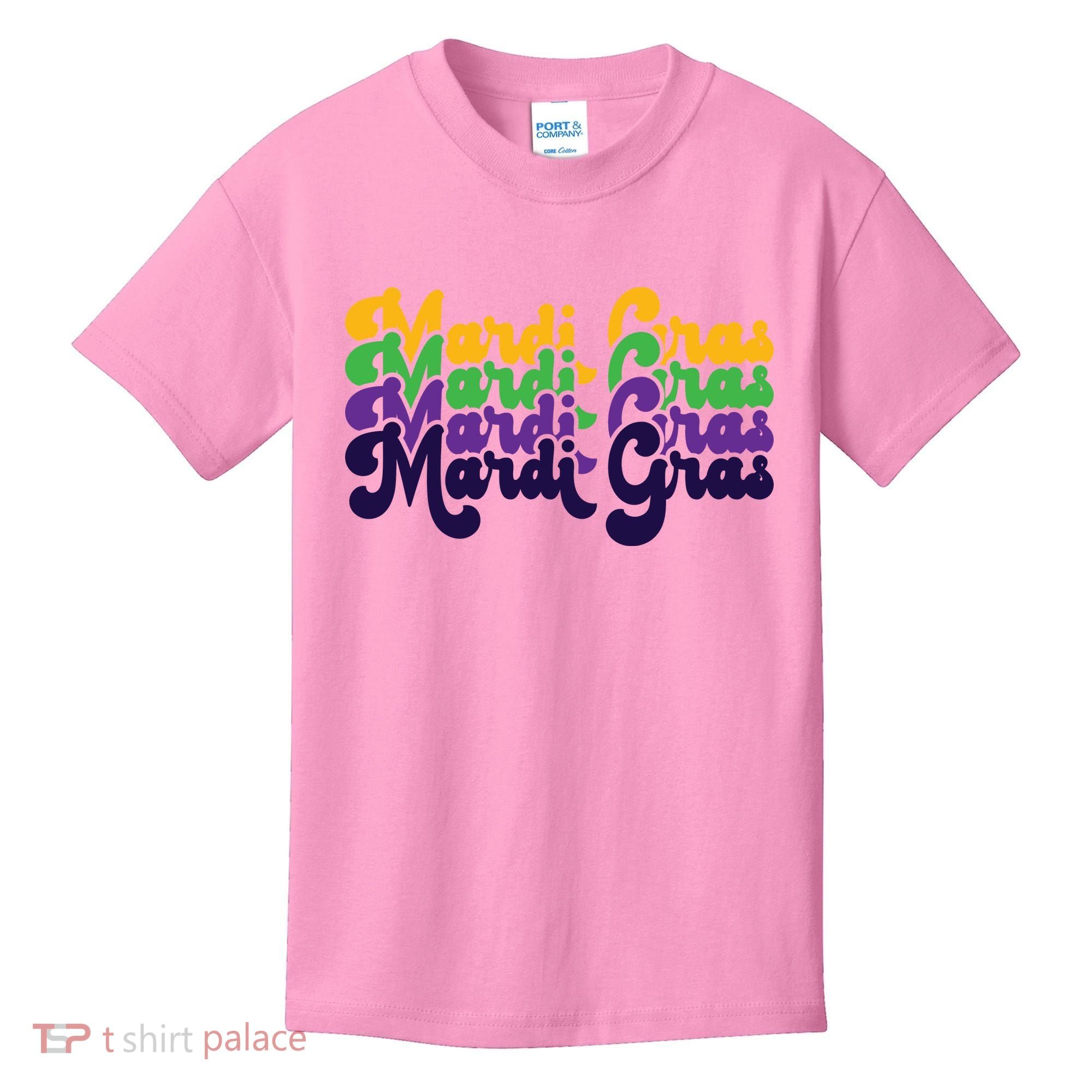 Mardi Gras New Orleans Retro Kids T-Shirt