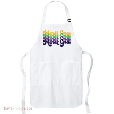 Mardi Gras New Orleans Retro Apron