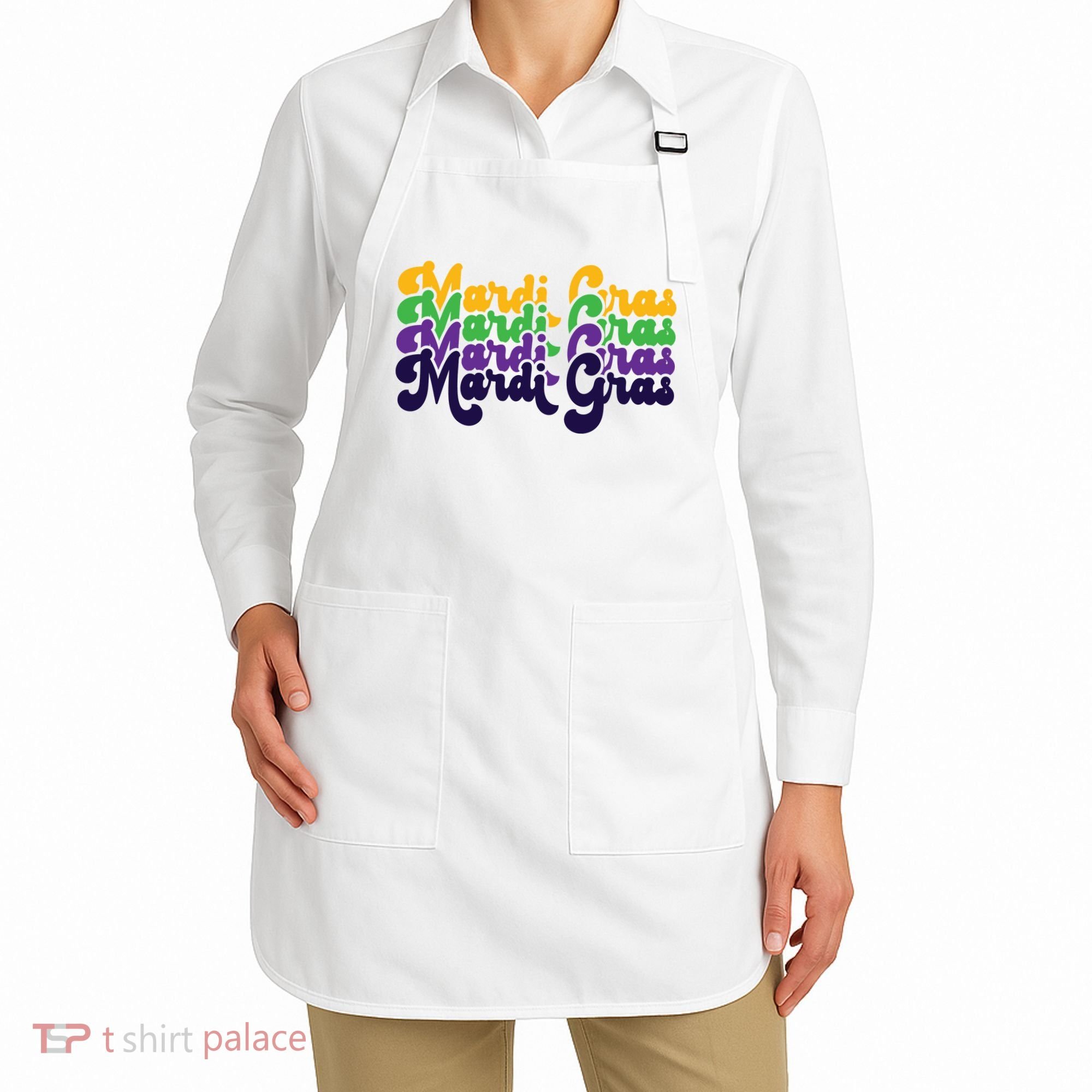 Mardi Gras New Orleans Retro Apron
