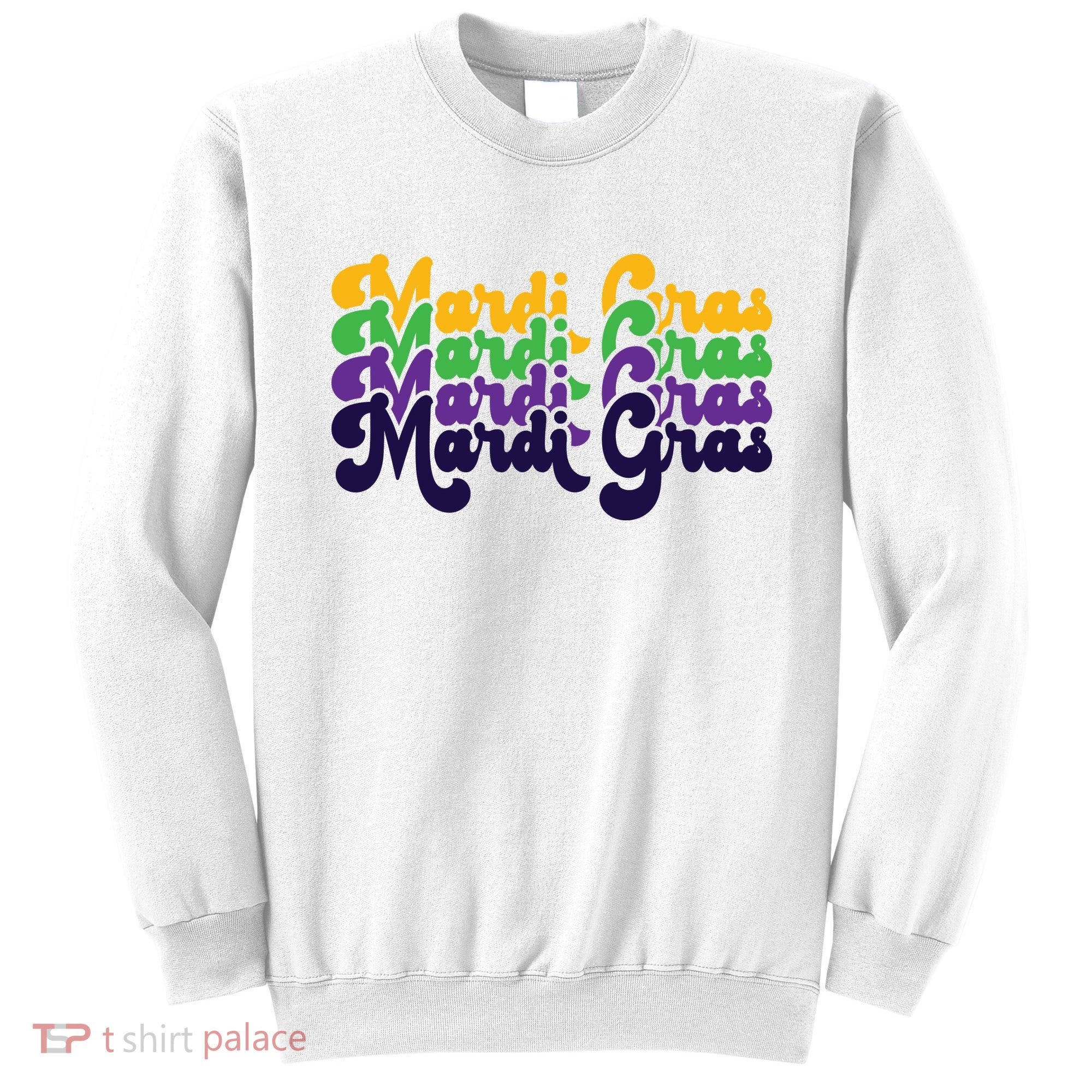 Mardi Gras New Orleans Retro Sweatshirt
