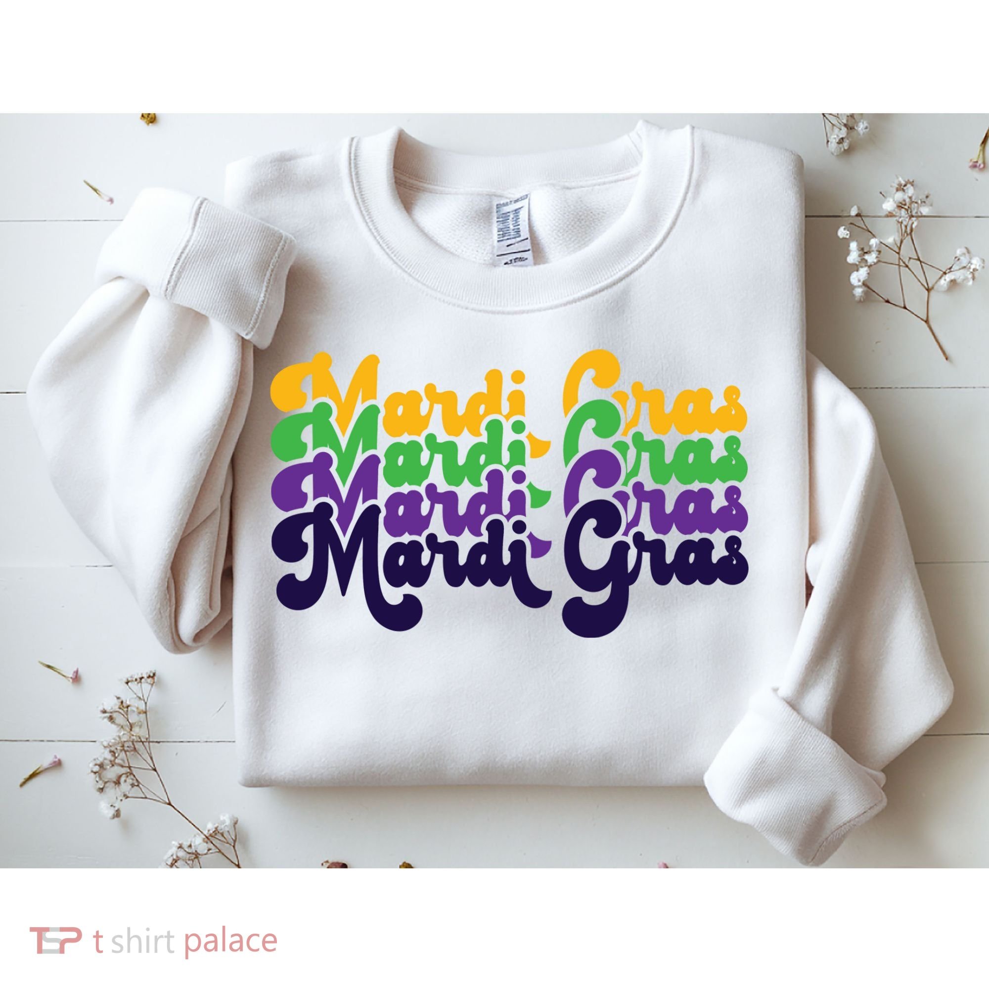 Mardi Gras New Orleans Retro Sweatshirt