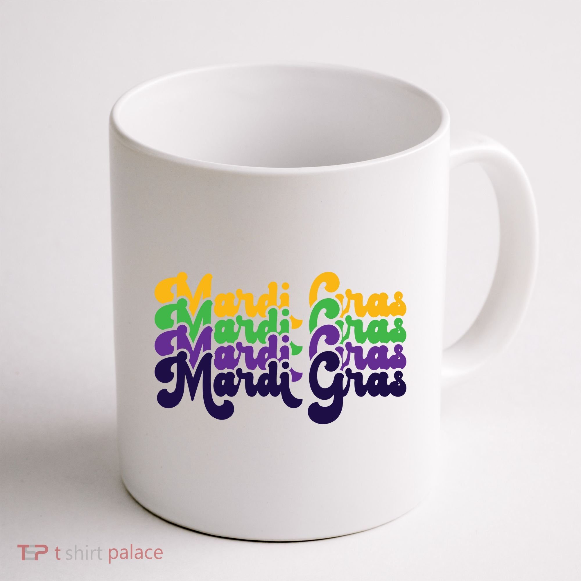 Mardi Gras New Orleans Retro Coffee Mug