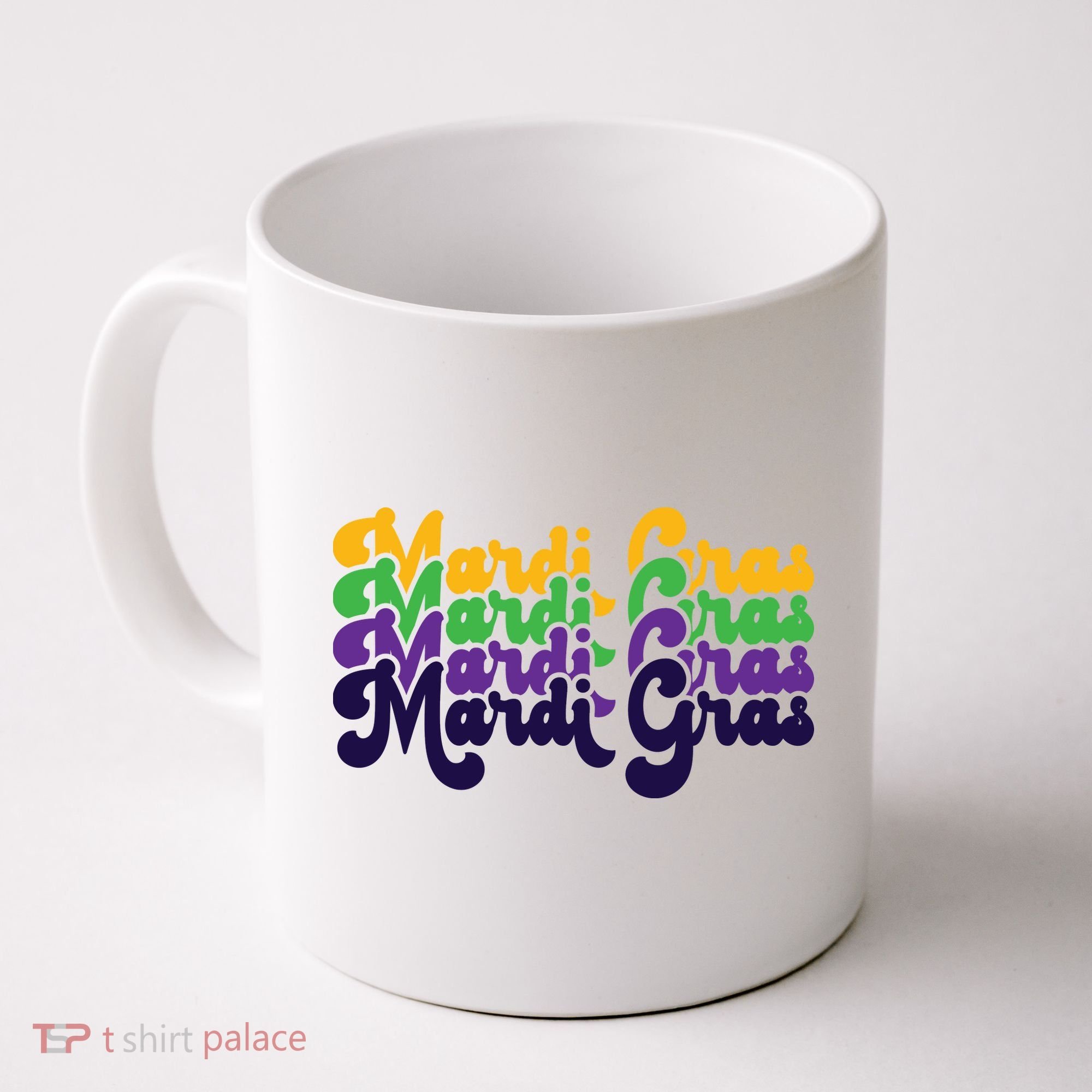 Mardi Gras New Orleans Retro Coffee Mug