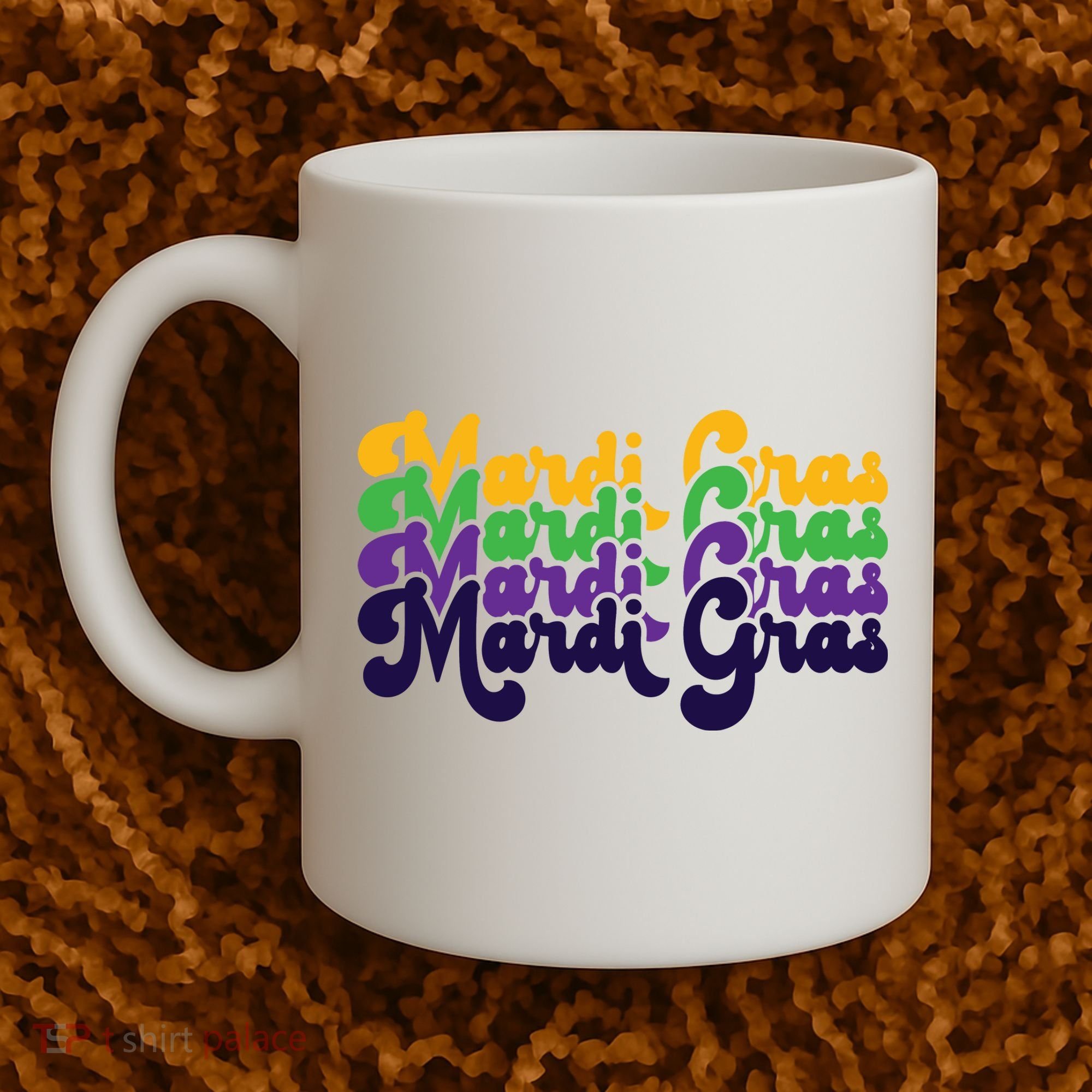 Mardi Gras New Orleans Retro Coffee Mug