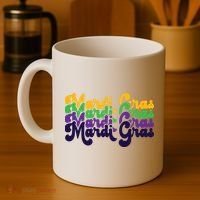 Mardi Gras New Orleans Retro Coffee Mug thumb 4