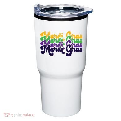 Mardi Gras New Orleans Retro Tumbler