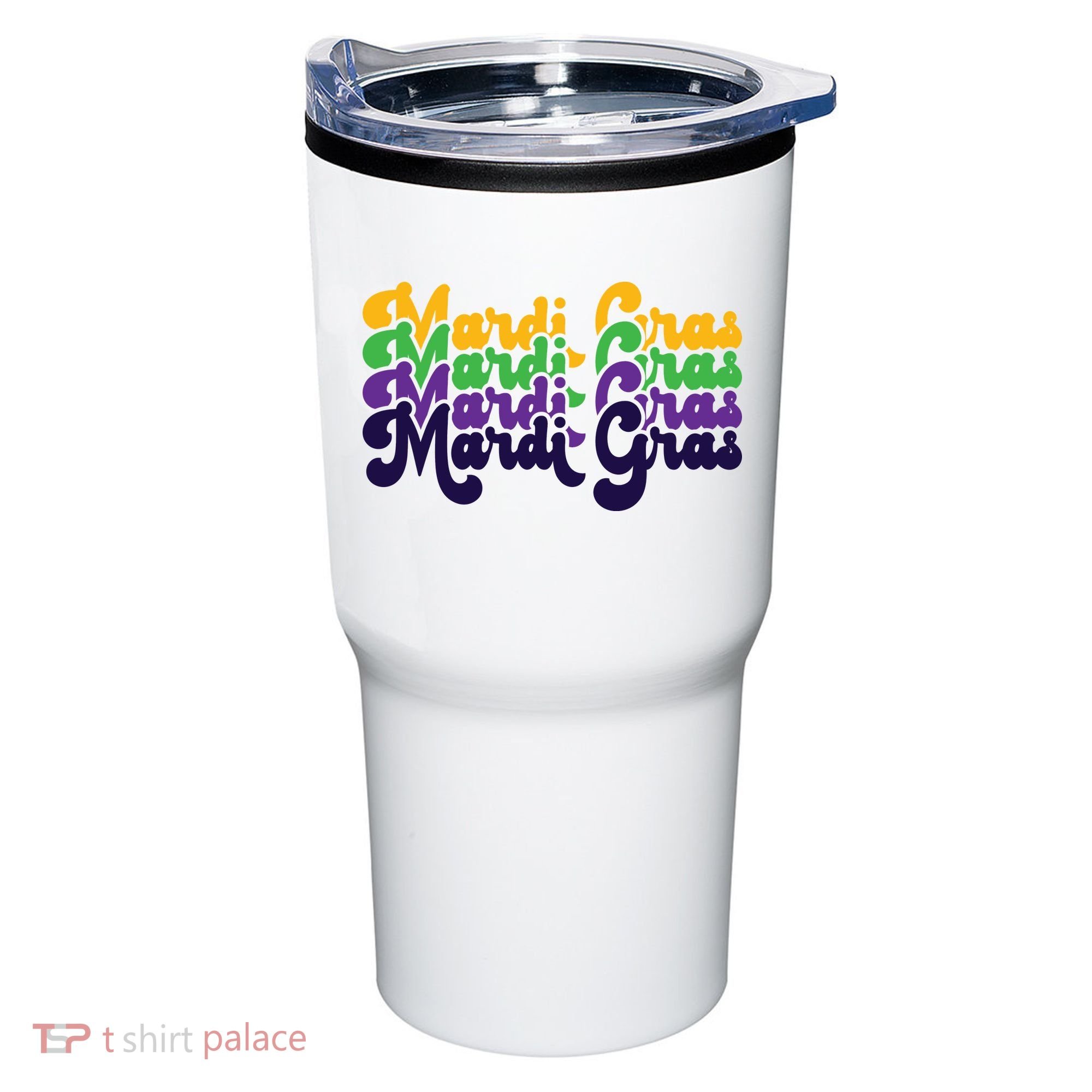 Mardi Gras New Orleans Retro Tumbler