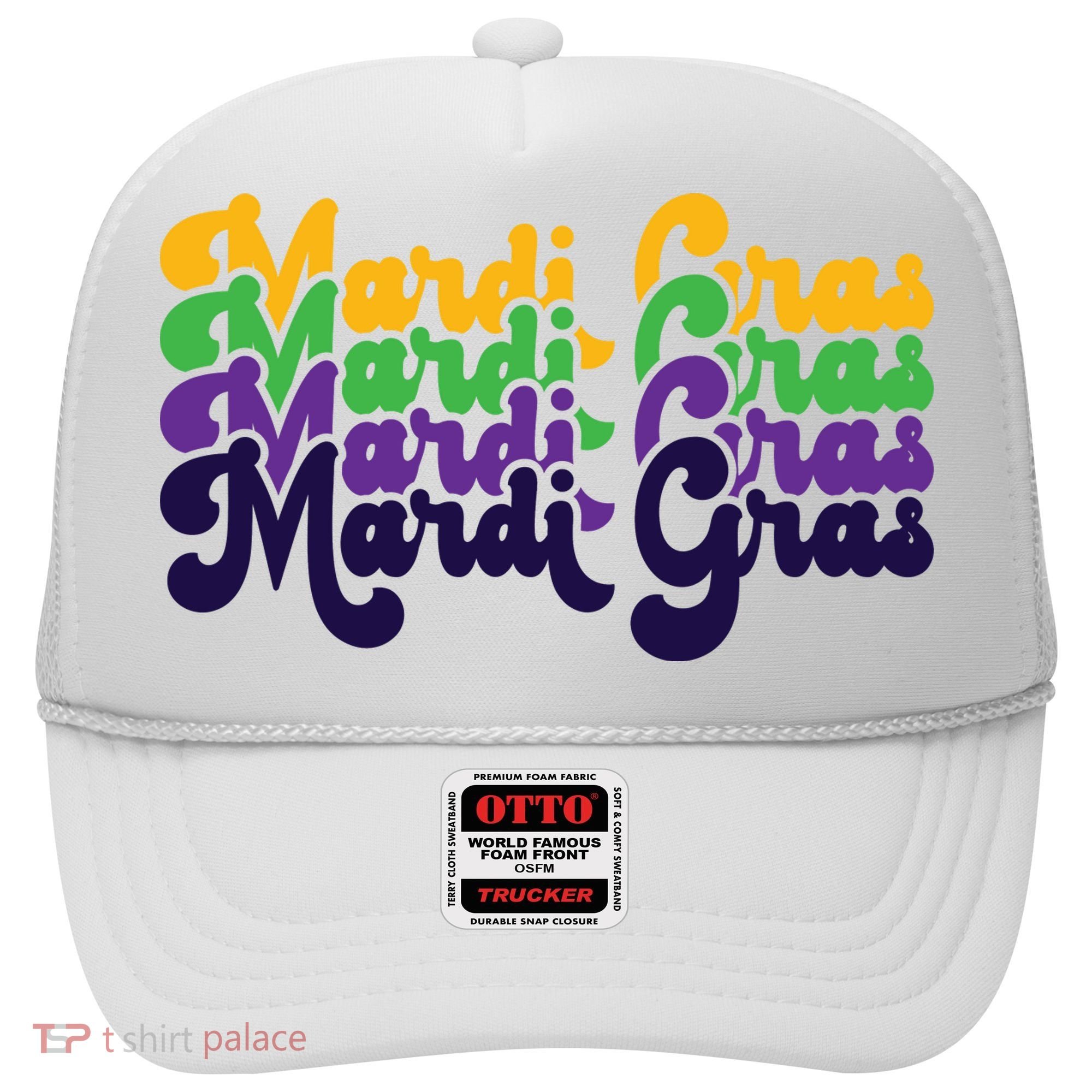 Mardi Gras New Orleans Retro Hat
