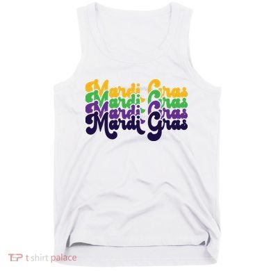 Mardi Gras New Orleans Retro Tank Top