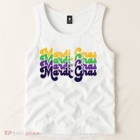 Mardi Gras New Orleans Retro Tank Top thumb 2