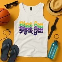 Mardi Gras New Orleans Retro Tank Top thumb 4