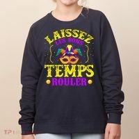 Mardi Gras New Orleans Let The Good Times Roll Women's Sweatshirt thumb 0