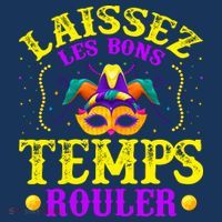 Mardi Gras New Orleans Let The Good Times Roll Apron thumb 3