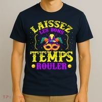 Mardi Gras New Orleans Let The Good Times Roll T-Shirt thumb 3