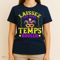 Mardi Gras New Orleans Let The Good Times Roll T-Shirt thumb 4