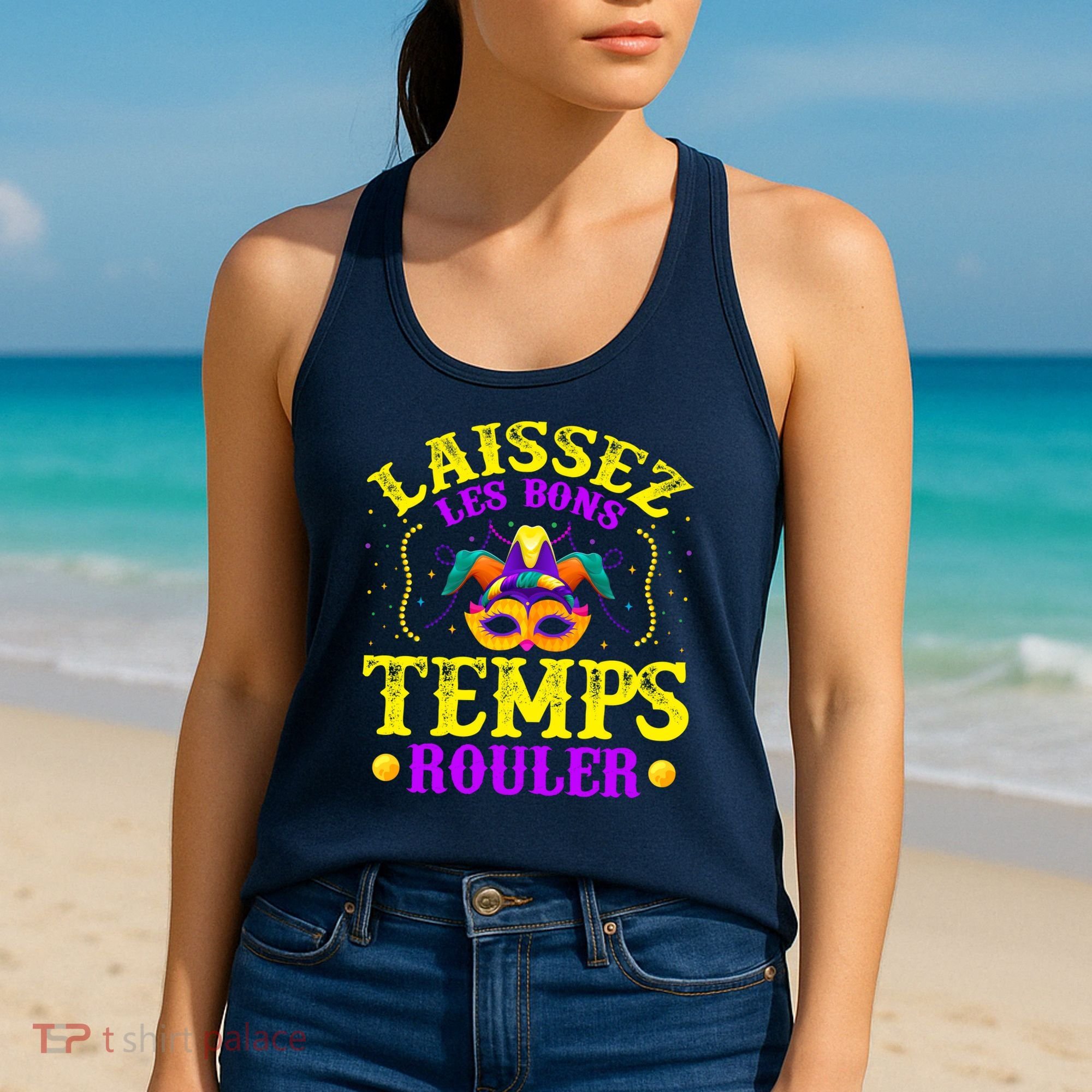 Mardi Gras New Orleans Let The Good Times Roll Women's Tank Top