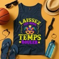Mardi Gras New Orleans Let The Good Times Roll Tank Top thumb 4