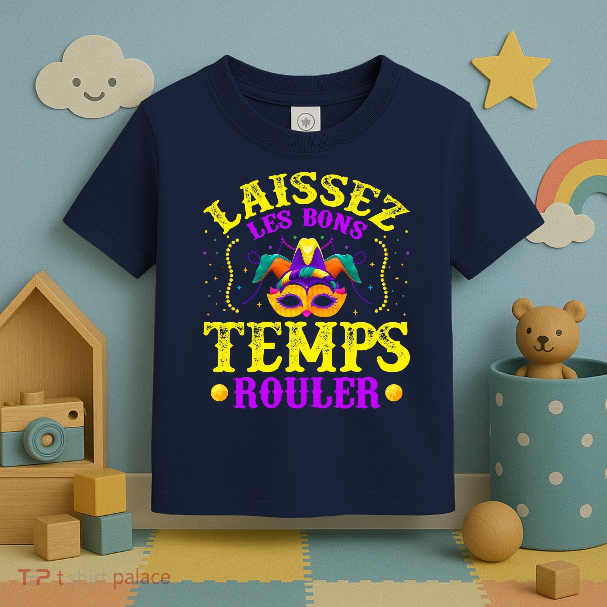 Mardi Gras New Orleans Let The Good Times Roll Toddler T-Shirt