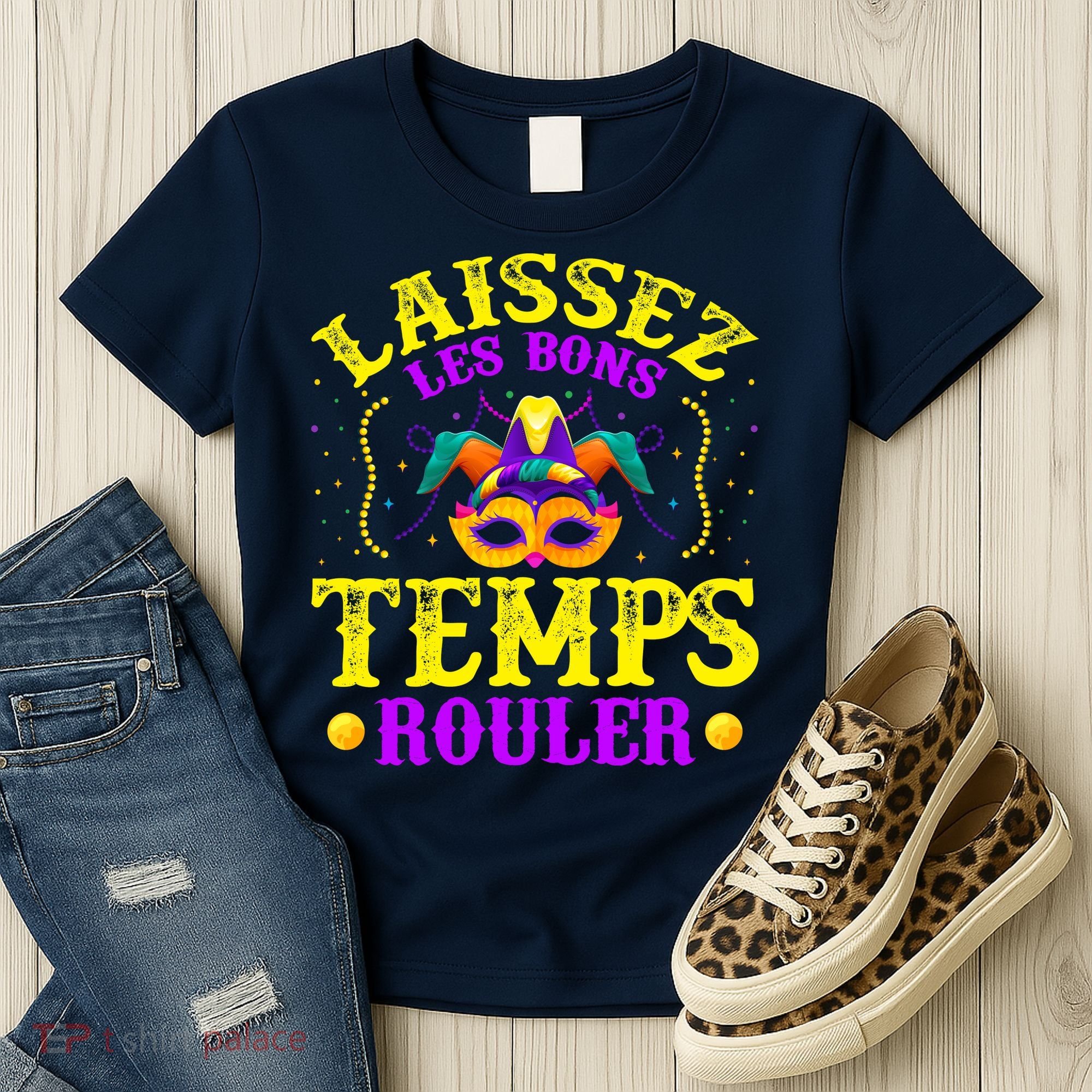 Mardi Gras New Orleans Let The Good Times Roll Women's T-Shirt